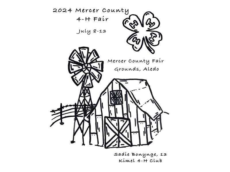 Logo for 2024 Mercer County Fair